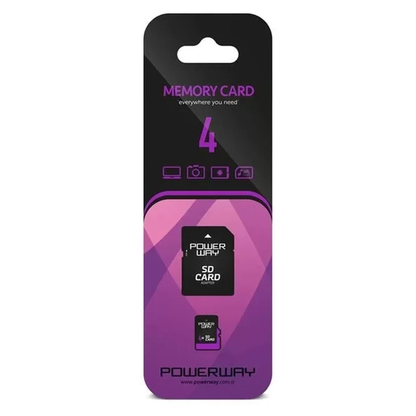 Pwr-4 Micro 4Gb Micro Sd Hafıza Kartı ürün görseli 1