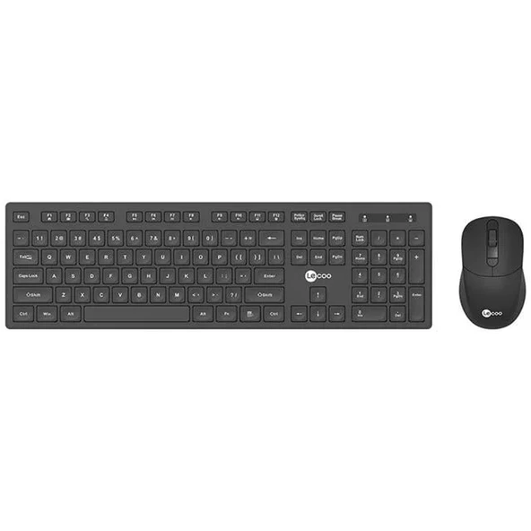 Lecoo Kw201 Q Klavye - Mouse Set Siyah ürün görseli 1