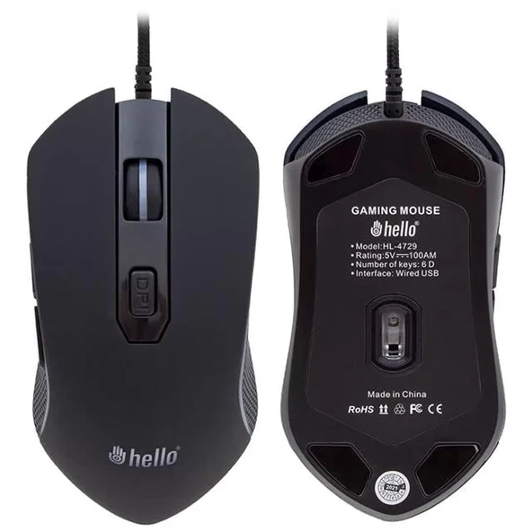 Hello Hl-4729 Kablolu Mouse - Resim 2