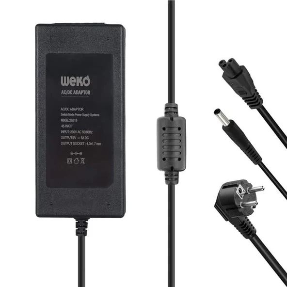 Weko 9 Volt - 5 Amper Yazar Kasa/ Pos Makinesi Masaüstü Adaptör 4.0*1.7 Mm Uçlu ürün görseli 1