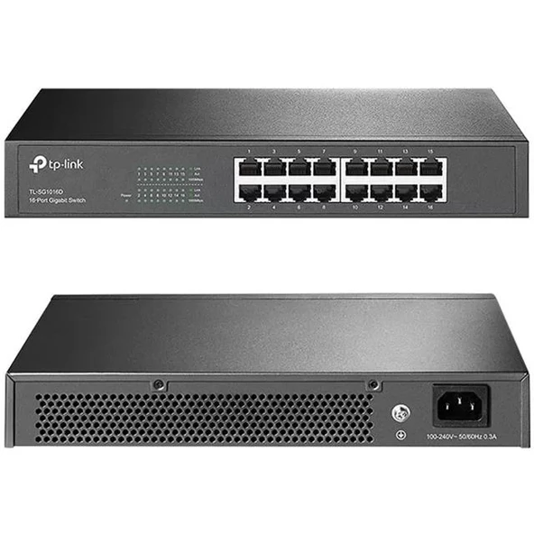 Tp-Link Tl-Sg1016D 16 Port Gigabit Ethernet Switch ürün görseli 1