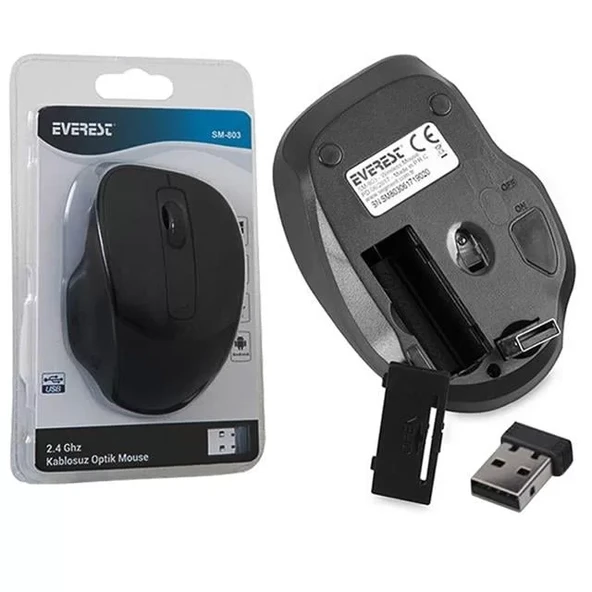 Sm-803 800/1200/1600 Dpi Usb Mouse - Resim 3