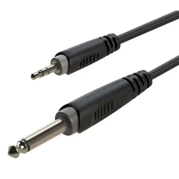 Roxtone Rx K13501 3.5 Mm Stereo Erkek / Mono Gitar Erkek 1 Metre Ara Kablo ürün görseli 1
