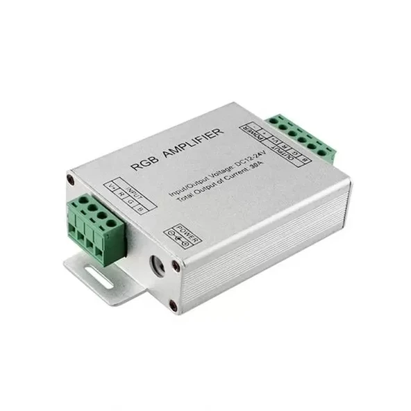 Pm-4877 12 Volt - 24 Volt 30 Amper Rgb Şerit Led Amplifier (Repeater) - Resim 2