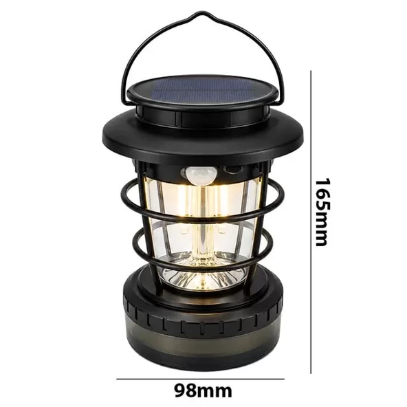 Hop-8819 Solar Sensörlü Kamp Lambası - Resim 3