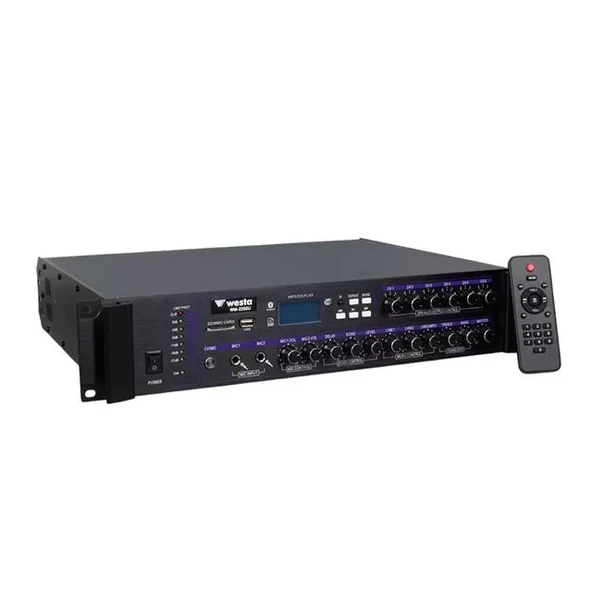 Westa Wm-2250U 250 Watt 100 Volt Usb-Sd-Bluetooth 6 Bölgeli Trafolu Mixer Anfi ürün görseli 1