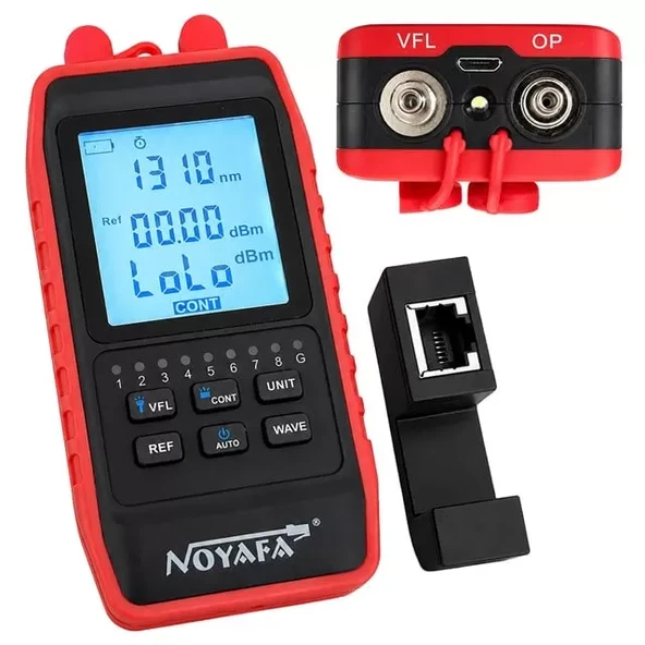 Noyafa Nf-908 Çok Fonksiyonlu Fiber Optik Ölçer ürün görseli 1