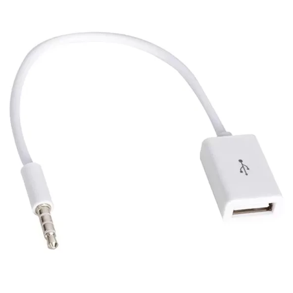 Usb Dişi To Aux Stereo 3 Boğumlu Kablo ürün görseli 1