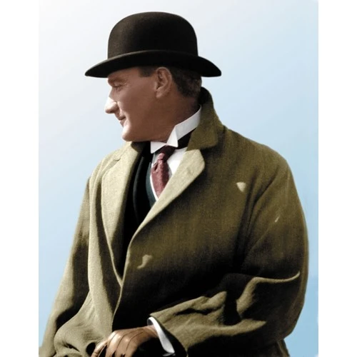 Siyah Renk Atatürk Şapkası ürün görseli 1