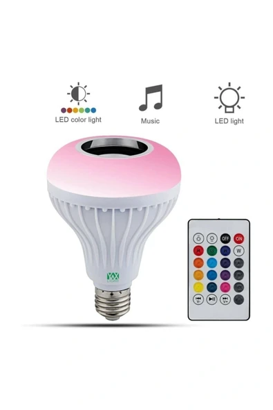 Kumandalı Disco Ampul Rgb - Resim 4