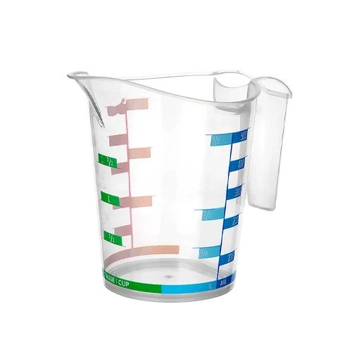 Ölçü Kabı Dereceli Renkli 500Ml ürün görseli 1