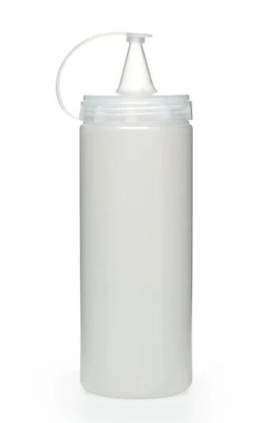 Şeffaf Sos Şişesi - 1000Ml Dev Boy 3 Adet - Resim 2