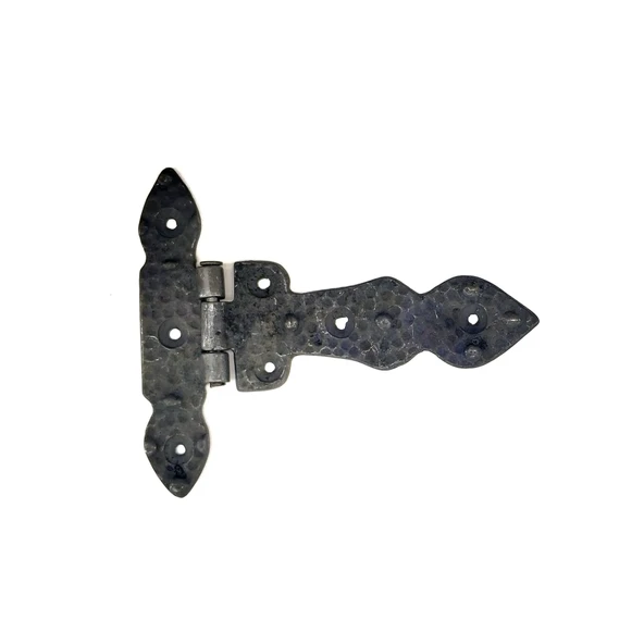 Antika Tarz Dekoratif Pirinç Kuyruklu Düğmeli Menteşe No1 - 117X142 Mm, Oksit ürün görseli 1