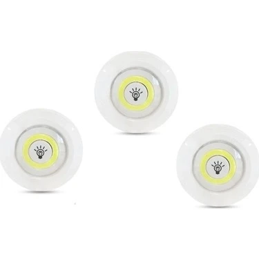 Uzaktan Kumandalı 3Lü Led Lamba Seti - Resim 3