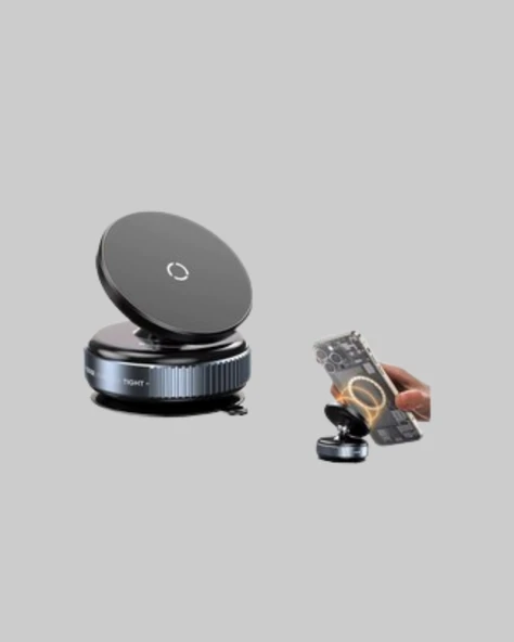 Araç Telefon Tutucu 360° Döner Başlık - Resim 4