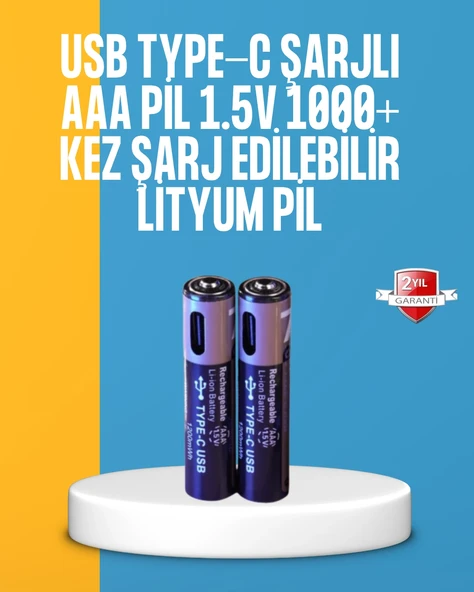 Lityum Aaa Pil – Düşük Tüketen Cihazlar İçin Maksimum Dayanıklılık ürün görseli 1