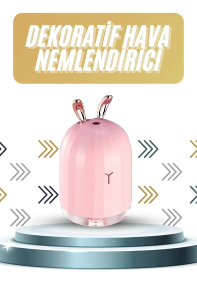 Led Işıklı Hava Nemlendirici Buhar Makinesi Dekoratif Aromaterapi ürün görseli 1