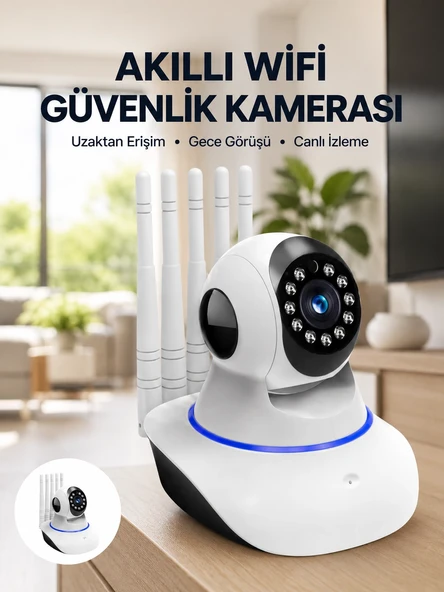 Güvenlik Kamerası Antenli Gece Görüşlü Sensörlü Harekete Duyarlı Yeni Nesil ürün görseli 1