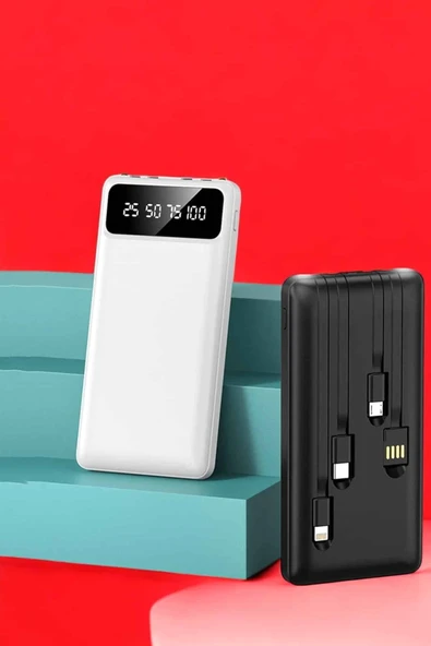 20.000 Mah Lcd Ekran Usb İos - Resim 4