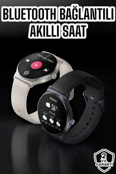 Akıllı Saat Sesli Görüşme Bağlantılı 3 Kordonlu - Resim 2