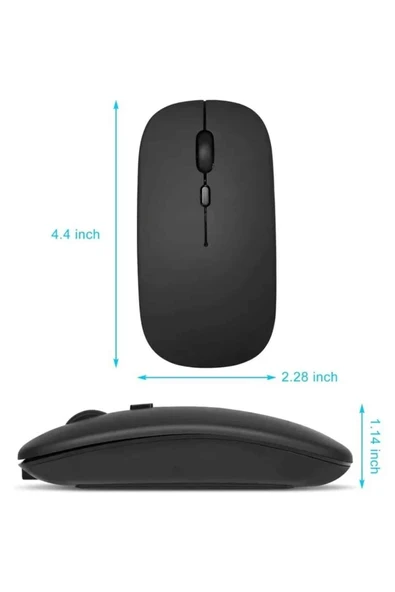 Mouse Şarjlı Çift Modlu Sessiz - Resim 4