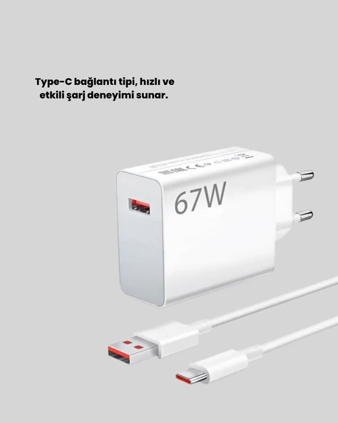 67 Watt Type C Hızlı Başlık Black Shark - Resim 4