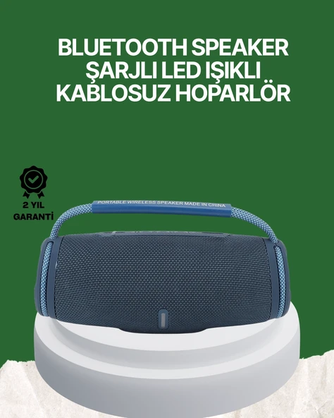 Net Stereo Ses Sunan Ipx5 Su Geçirmez Hoparlör ürün görseli 1