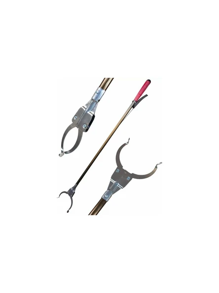 2 ADET Akrep Çöp ve Atık Toplama Aparatı Maşası Düz Model Komple Metal Üretim ürün görseli 1