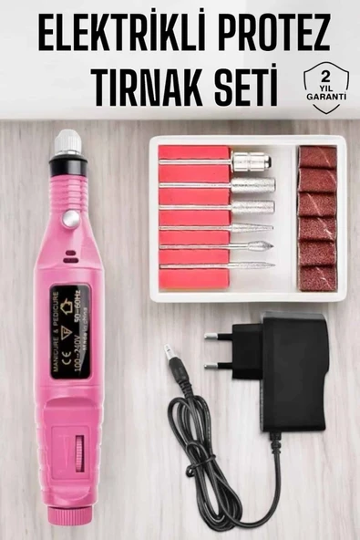 Nasır Temizleyici Manikür Pedikür Seti Elektrikli Usb Girişli ürün görseli 1