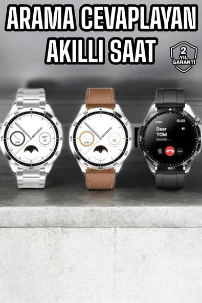 Akıllı Saat Titreşimli Ekran Uyku Takibi Sesli Görüşme ürün görseli 1