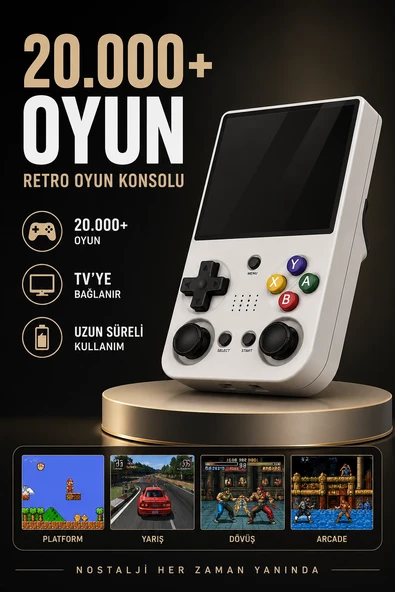 20.000 Oyunlu El Konsolu Taşınabilir Oyun ürün görseli 1