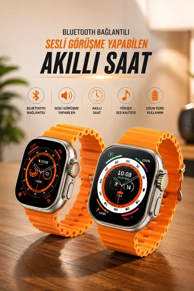 Yeni Nesil Akıllı Saat Adımsayar Uyku Takibi Nabız Sensörü ürün görseli 1