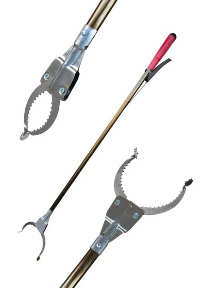 2 ADET Akrep Çöp Ve Atık Toplama Aparatı Maşası Tırtıklı Dişli Model Komple Metal Üretim ürün görseli 1