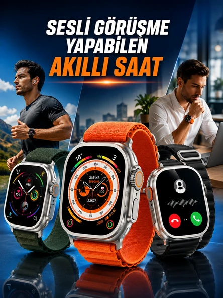 Yeni Nesil Akıllı Saat Nabız Ölçer Ölçer Kalori Ölçer Uyku Takibi Nfc Özelliği ürün görseli 1