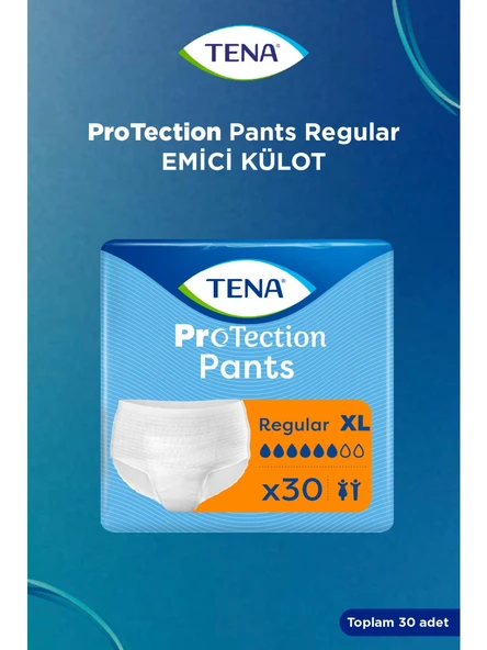 Tena Emici Külot Regular 6 Damla Ekstra Büyük Boy XL 30'lu 2 Adet Hasta Bezi ürün görseli 1