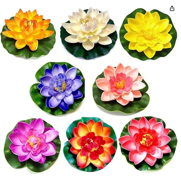 Dekoratif Yapay Lotus Çiçeği - Resim 3