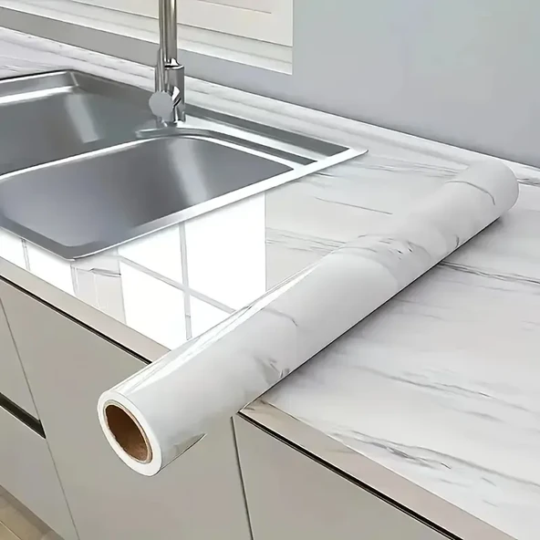 Mermer Desenli Kaplama Kağıdı 5 Metre ürün görseli 1