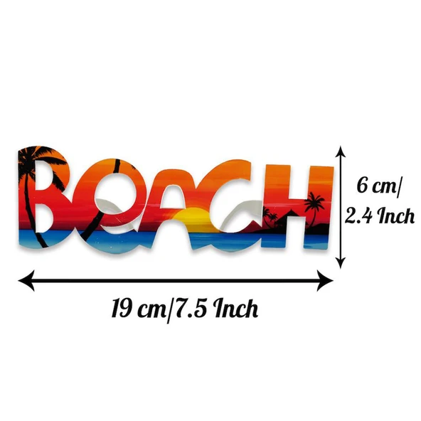 Beach Yazılı Parti Gözlüğü - Resim 3