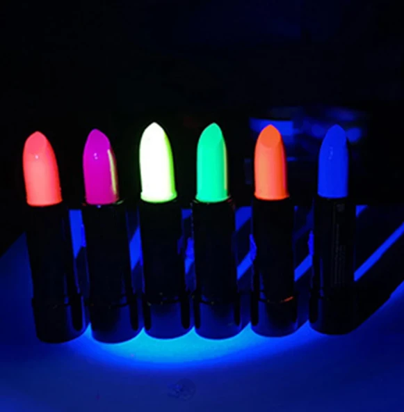 Karanlıkta Parlayan Neon Ruj Seti - Resim 2