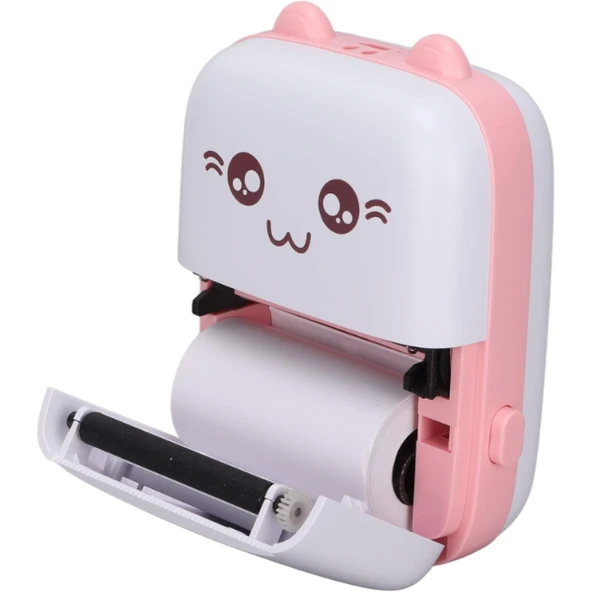 Sevimli Taşınabilir Yazıcı Printer - Resim 5