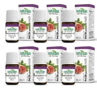 Incir Çekirdeği(Fig Seed Oil) yağı %100 Doğal Saf 20 ml 6 lü set ürün görseli 1