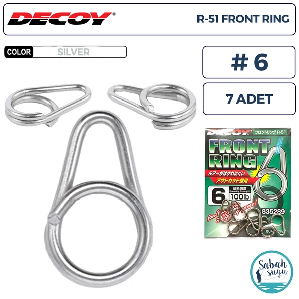Decoy R-51 Front Ring Ön Halka #6 100lb (7 Adet) ürün görseli 1