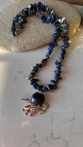 Küçük prens lapis lazuli kolye ürün görseli 1
