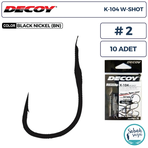 Decoy K-104 W-Shot Olta İğnesi BN #2 (10 Adet) ürün görseli 1