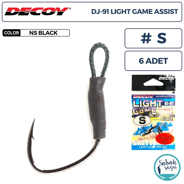 Decoy DJ-91 Light Game Tekli Asist İğnesi #S (6 Adet) ürün görseli 1