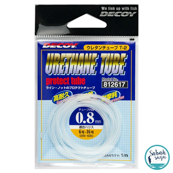 Decoy T-2 Urethane Tube Makaron 0.8mm 1mt Şeffaf ürün görseli 1