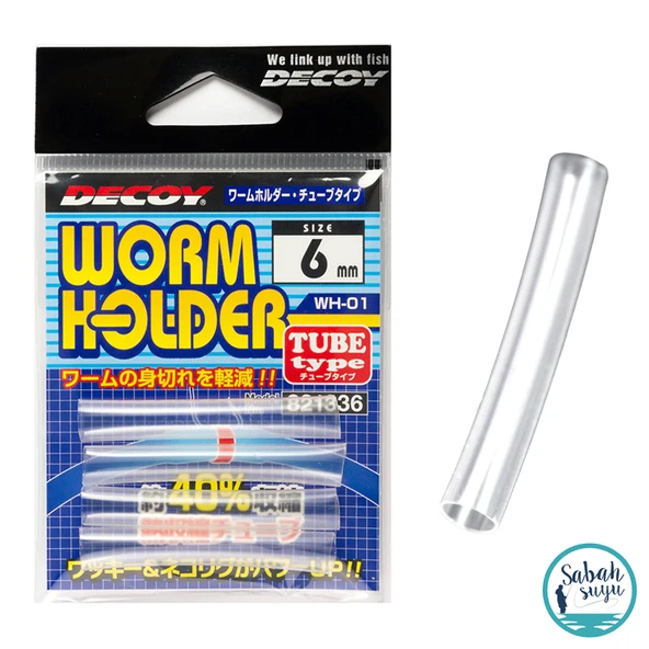 Decoy WH-01 Worm Holder Makaron 6mm Şeffaf ürün görseli 1