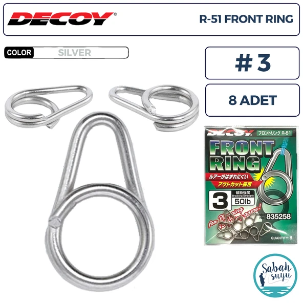 Decoy R-51 Front Ring Ön Halka #3 50lb (8 Adet) ürün görseli 1