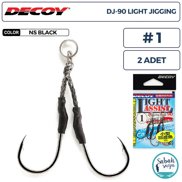 Decoy DJ-90 Light Jigging Çiftli Asist İğnesi #1 (2 Adet) ürün görseli 1