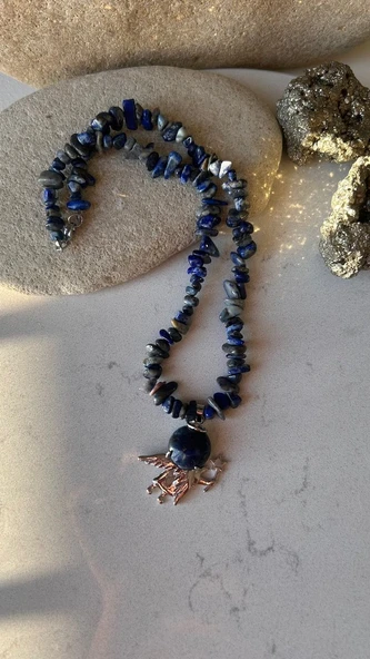 Küçük prens lapis lazuli kolye - Resim 2